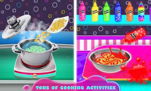 Play Glow in The Dark Rainbow Pasta Maker! Magic Chef