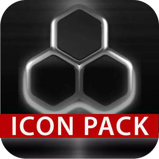 Free play online Glowsilver Icon Pack  APK
