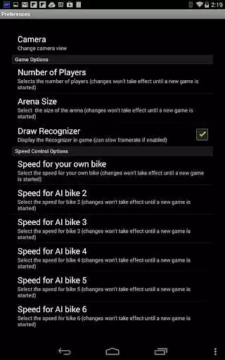 Play GLtron Speed Control