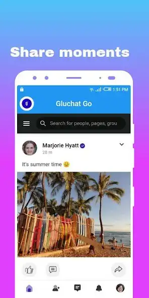 Play Gluchat Go as an online game Gluchat Go with UptoPlay