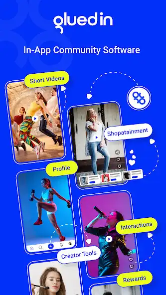 Play GluedIn: Video  Community  and enjoy GluedIn: Video  Community with UptoPlay