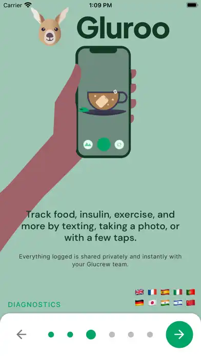 Play Gluroo Diabetes Logger as an online game Gluroo Diabetes Logger with UptoPlay