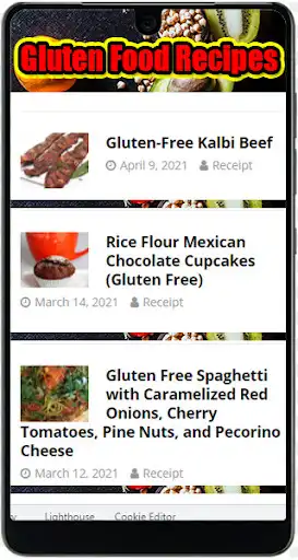 Play Gluten Food Recipes as an online game Gluten Food Recipes with UptoPlay