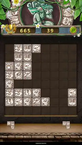 Play Glyph of Maya : Block Puzzle as an online game Glyph of Maya : Block Puzzle with UptoPlay