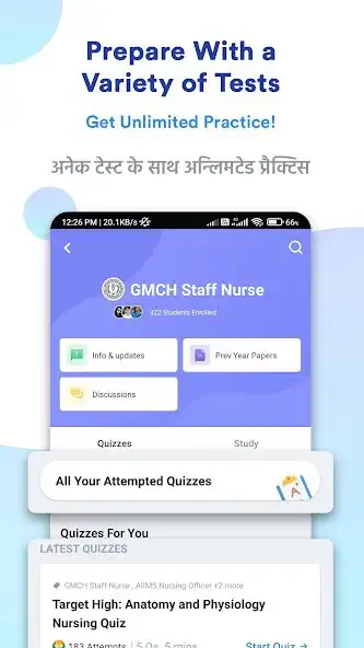 Play GMCH Staff Nurse Exam Prep App as an online game GMCH Staff Nurse Exam Prep App with UptoPlay