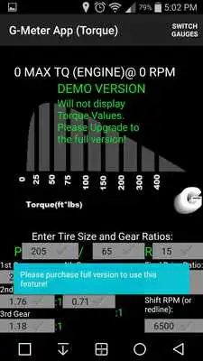 Play G-meter Horsepower App DEMO