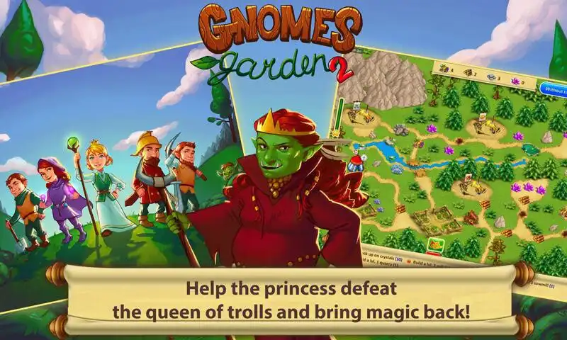 Play Gnomes Garden 2: The Queen of Trolls  and enjoy Gnomes Garden 2: The Queen of Trolls with UptoPlay