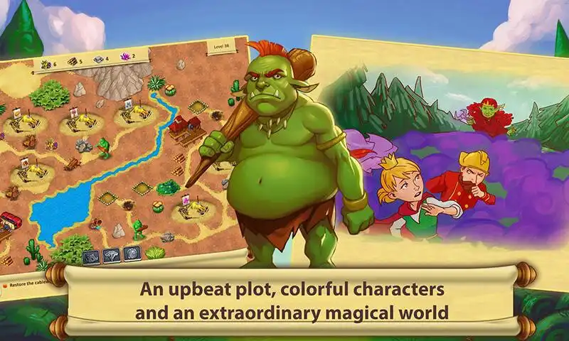 Play Gnomes Garden 2: The Queen of Trolls as an online game Gnomes Garden 2: The Queen of Trolls with UptoPlay