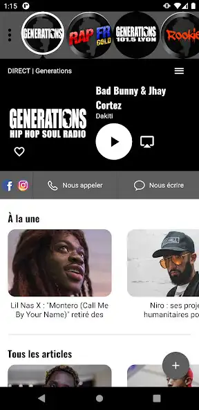 Play Générations hip hop rap radios  and enjoy Générations hip hop rap radios with UptoPlay