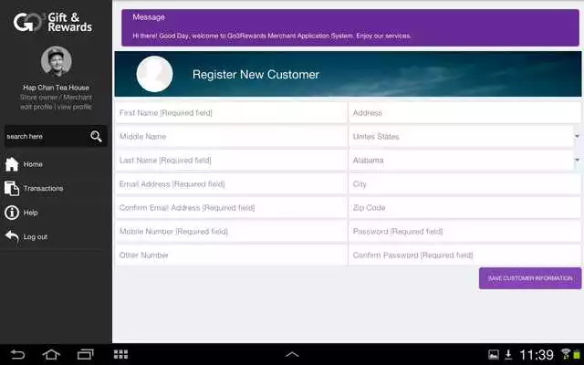 Play GO3Rewards Merchant