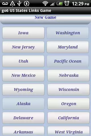 Play go6 US States Links game FREE