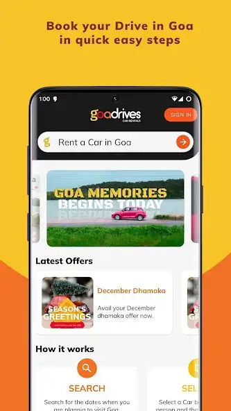 Play Goadrives - Car Rentals in Goa as an online game Goadrives - Car Rentals in Goa with UptoPlay