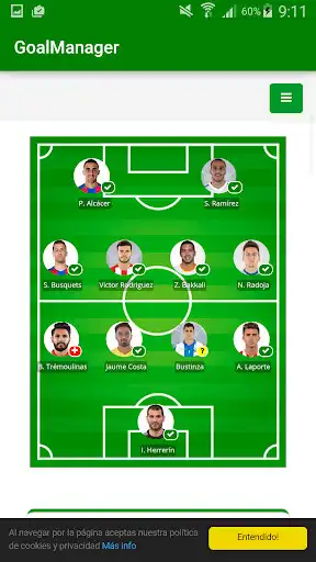 Play Goal Manager as an online game Goal Manager with UptoPlay