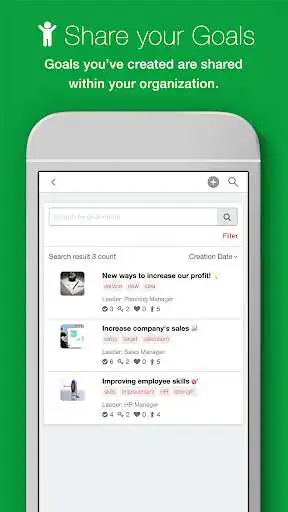 Play Goalous - Business SNS as an online game Goalous - Business SNS with UptoPlay