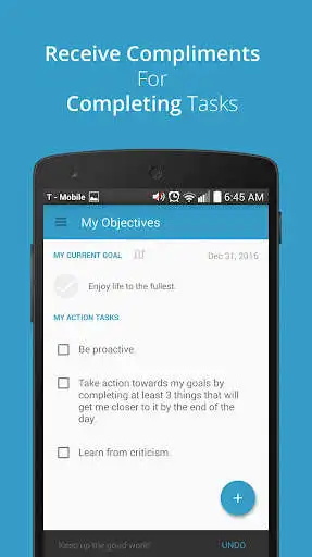 Play Goal Striver: To-Do List App as an online game Goal Striver: To-Do List App with UptoPlay