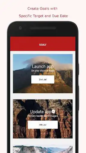 Play Goaly - Goal Tracking done right as an online game Goaly - Goal Tracking done right with UptoPlay