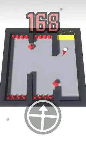 Play Go Around The Spikes! as an online game Go Around The Spikes! with UptoPlay