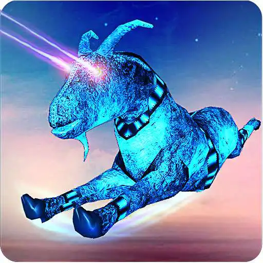 Free play online Goat Flying Robot: Super Eye Laser and Horn Attack  APK