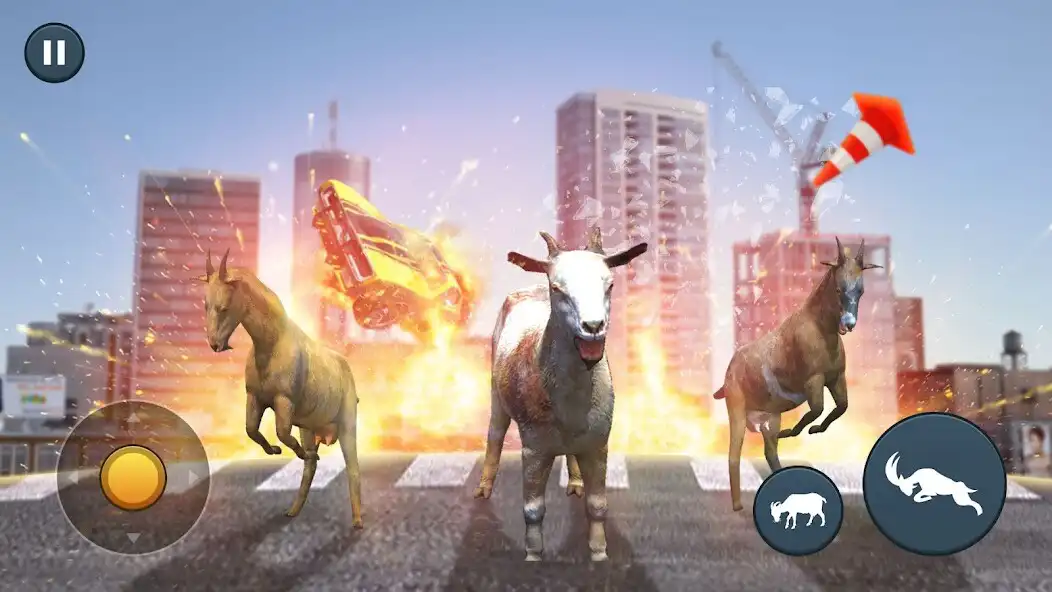 Play Goat Simulator Animal Games 3D  and enjoy Goat Simulator Animal Games 3D with UptoPlay