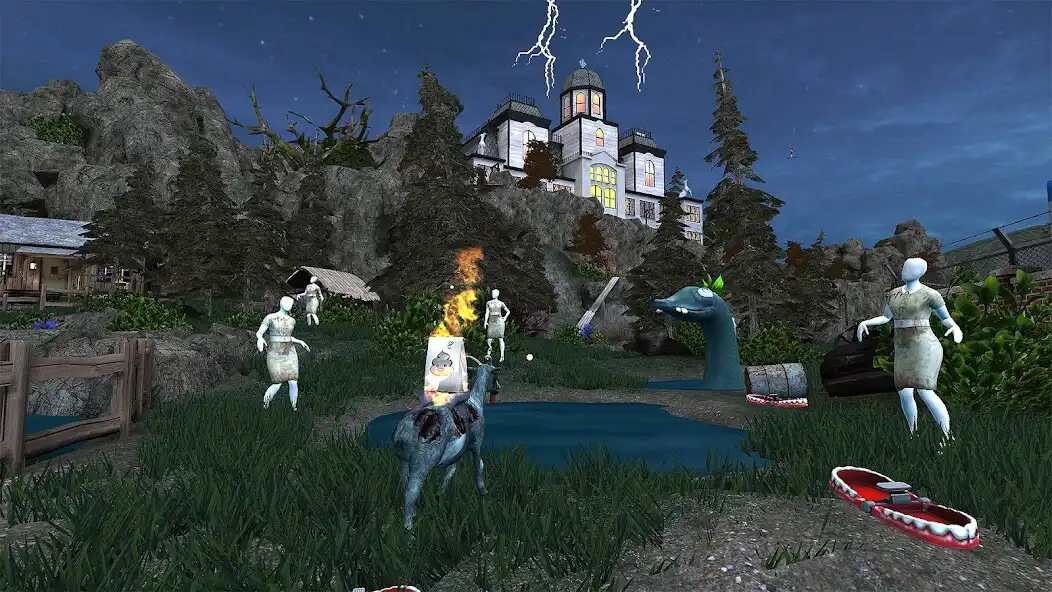 Play Goat Simulator GoatZ as an online game Goat Simulator GoatZ with UptoPlay