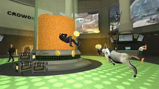 Play Goat Simulator Waste of Space as an online game Goat Simulator Waste of Space with UptoPlay