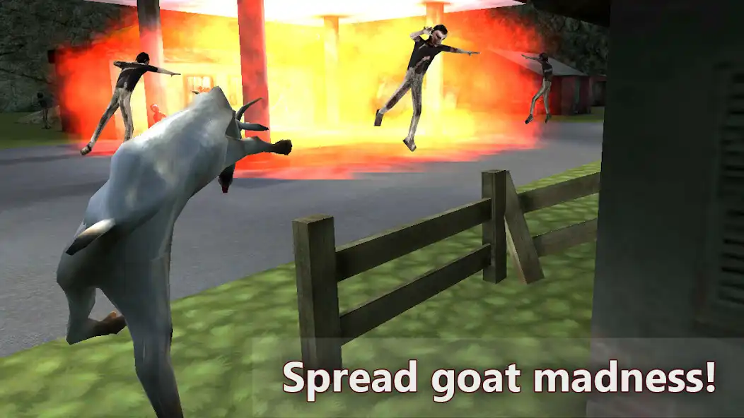 Play Goat vs Zombies Simulator as an online game Goat vs Zombies Simulator with UptoPlay