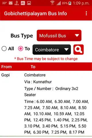 Play Gobichettipalayam Bus Info as an online game Gobichettipalayam Bus Info with UptoPlay