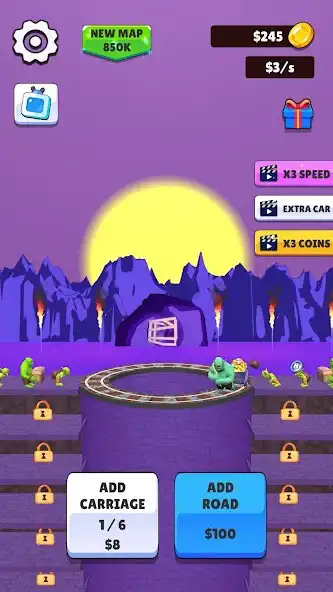 Play Goblin Train: Idle Tycoon as an online game Goblin Train: Idle Tycoon with UptoPlay