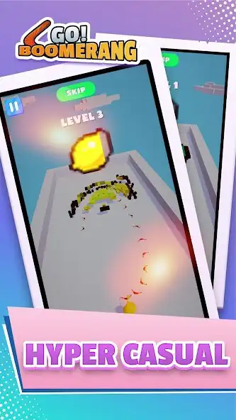 Play Go! Boomerang - Pixel Arts  and enjoy Go! Boomerang - Pixel Arts with UptoPlay