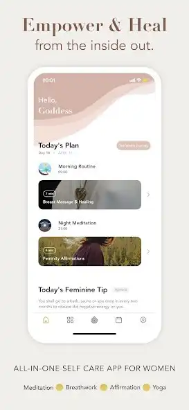 Play Goddess: Wellbeing, Meditation  and enjoy Goddess: Wellbeing, Meditation with UptoPlay