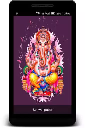 Play God Ganesh Live Wallpaper as an online game God Ganesh Live Wallpaper with UptoPlay