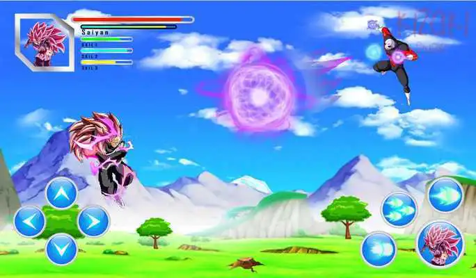 Play God Goku Saiyan Rose VS Jiren
