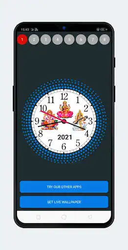 Play Gods Analog Clock and Live Wallpaper  and enjoy Gods Analog Clock and Live Wallpaper with UptoPlay