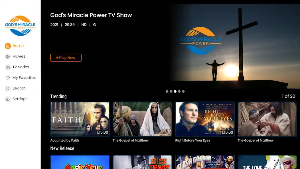 Play Gods Miracle Power TV as an online game Gods Miracle Power TV with UptoPlay