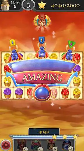 Play Gods of Egypt: Match 3 as an online game Gods of Egypt: Match 3 with UptoPlay