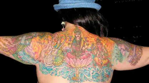 Play God Tattoo My photo  and enjoy God Tattoo My photo with UptoPlay