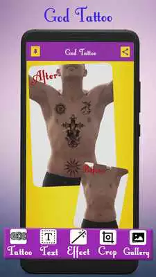 Play God Tattoo On My Photo