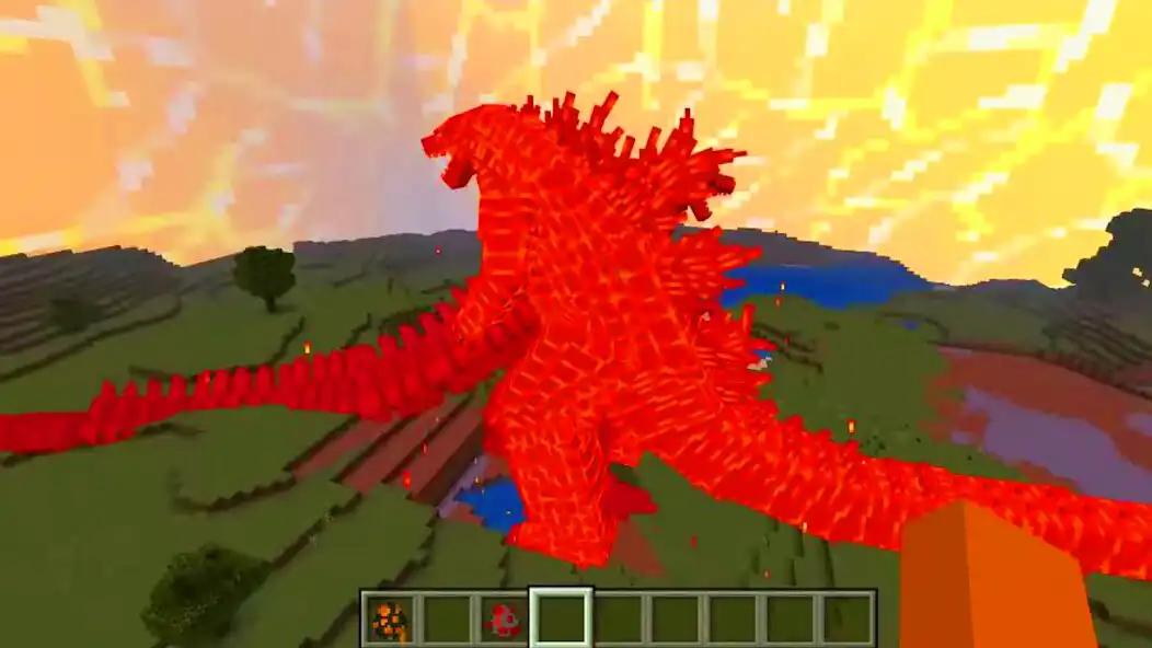 Play Godzilla Kong mod mcpe as an online game Godzilla Kong mod mcpe with UptoPlay