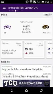 Play GoFrogs.com Gameday LIVE Play GoFrogs.com Gameday LIVE