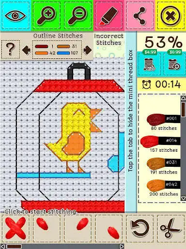 Play GOGO Cross Stitch  and enjoy GOGO Cross Stitch with UptoPlay