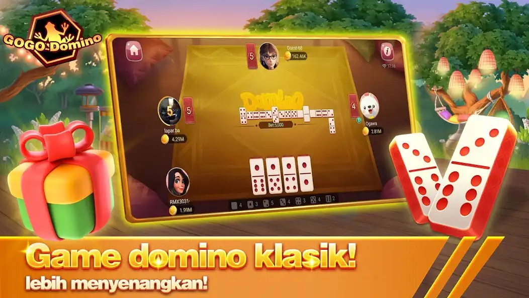 Play GoGo Domino-Play Gaple as an online game GoGo Domino-Play Gaple with UptoPlay