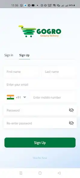 Play Gogro Grocery Delivery as an online game Gogro Grocery Delivery with UptoPlay