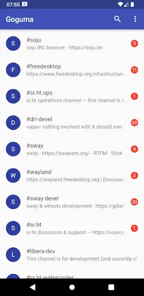 Play Goguma IRC client  and enjoy Goguma IRC client with UptoPlay