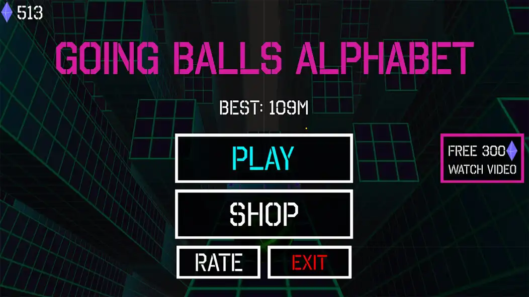 Play Going Balls Alphabet Rolling as an online game Going Balls Alphabet Rolling with UptoPlay