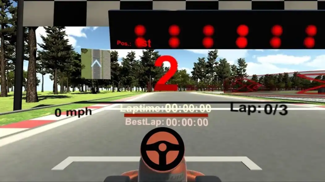 Play GoKart Racer VR Cardboard  and enjoy GoKart Racer VR Cardboard with UptoPlay