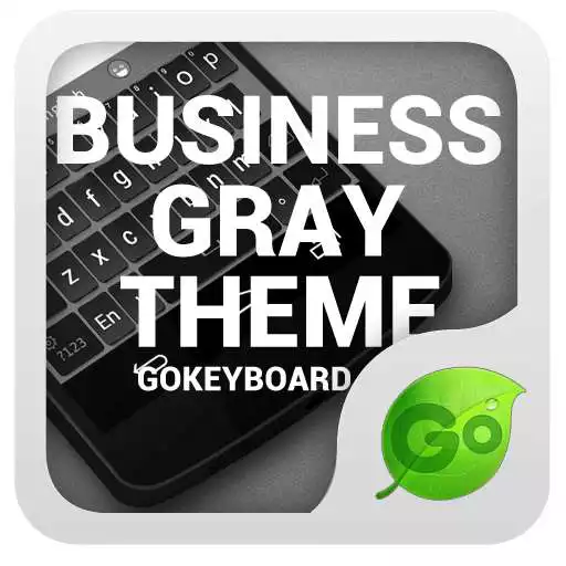 Free play online GOKeyboard Business Gray Theme APK