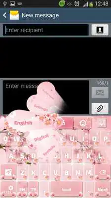 Play GO Keyboard Cherry Flowers
