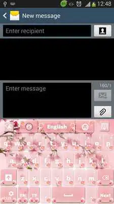 Play GO Keyboard Cherry Flowers
