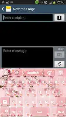 Play GO Keyboard Cherry Flowers