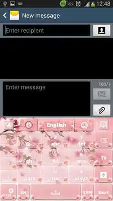 Play GO Keyboard Cherry Flowers